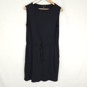 Eileen Fisher Women's Navy Fine Jersey Bateau Neck Dress
